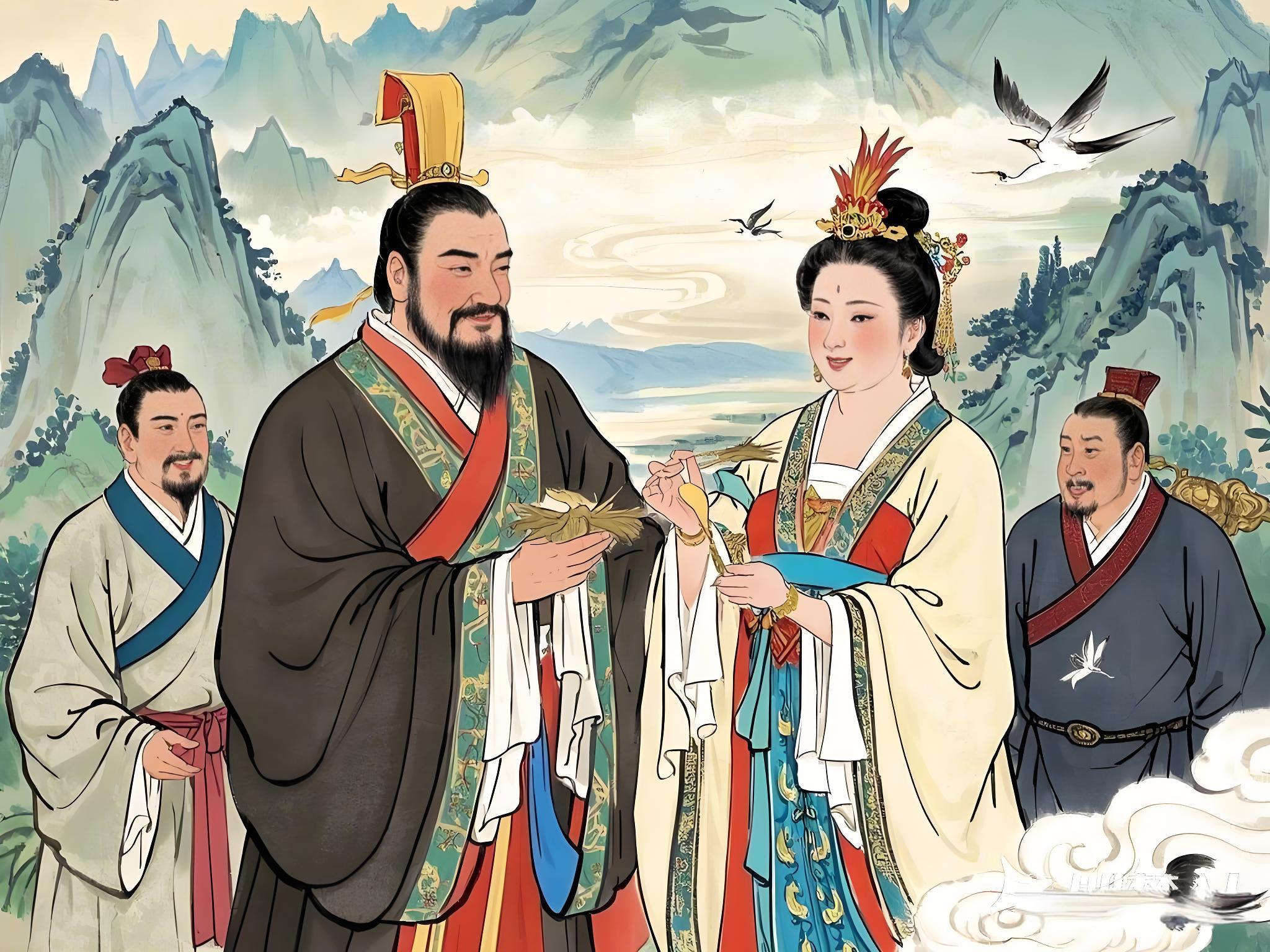 黄帝系列故事—黄帝与嫘祖成婚的故事